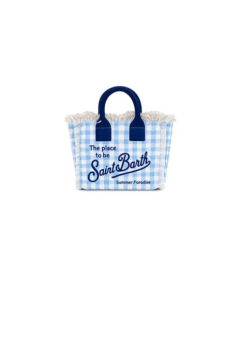 Borsa Mini in canvas SAINT BARTH | VAMI001 VANITY MINI07504L VICHY 31 EMB